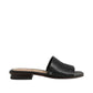 SAM EDELMAN | SABI | BLACK RAFFIA